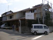 むかいやま外部木工事1