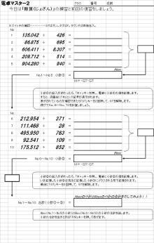 電卓マスター(除算初歩)
