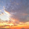 コントラスト富士山の画像