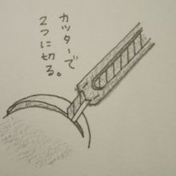 パカッと