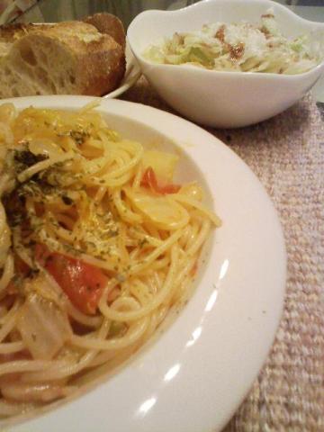 ＊＊白菜とベーコンのパスタ＊＊の記事画像