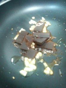 チョコ投入