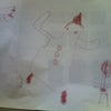 サンタさん。へたっぴぃな絵　＾＾の画像